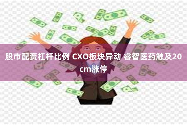 股市配资杠杆比例 CXO板块异动 睿智医药触及20cm涨停